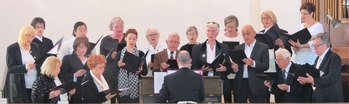 Der Kirchenchor an Pfingsten 2018